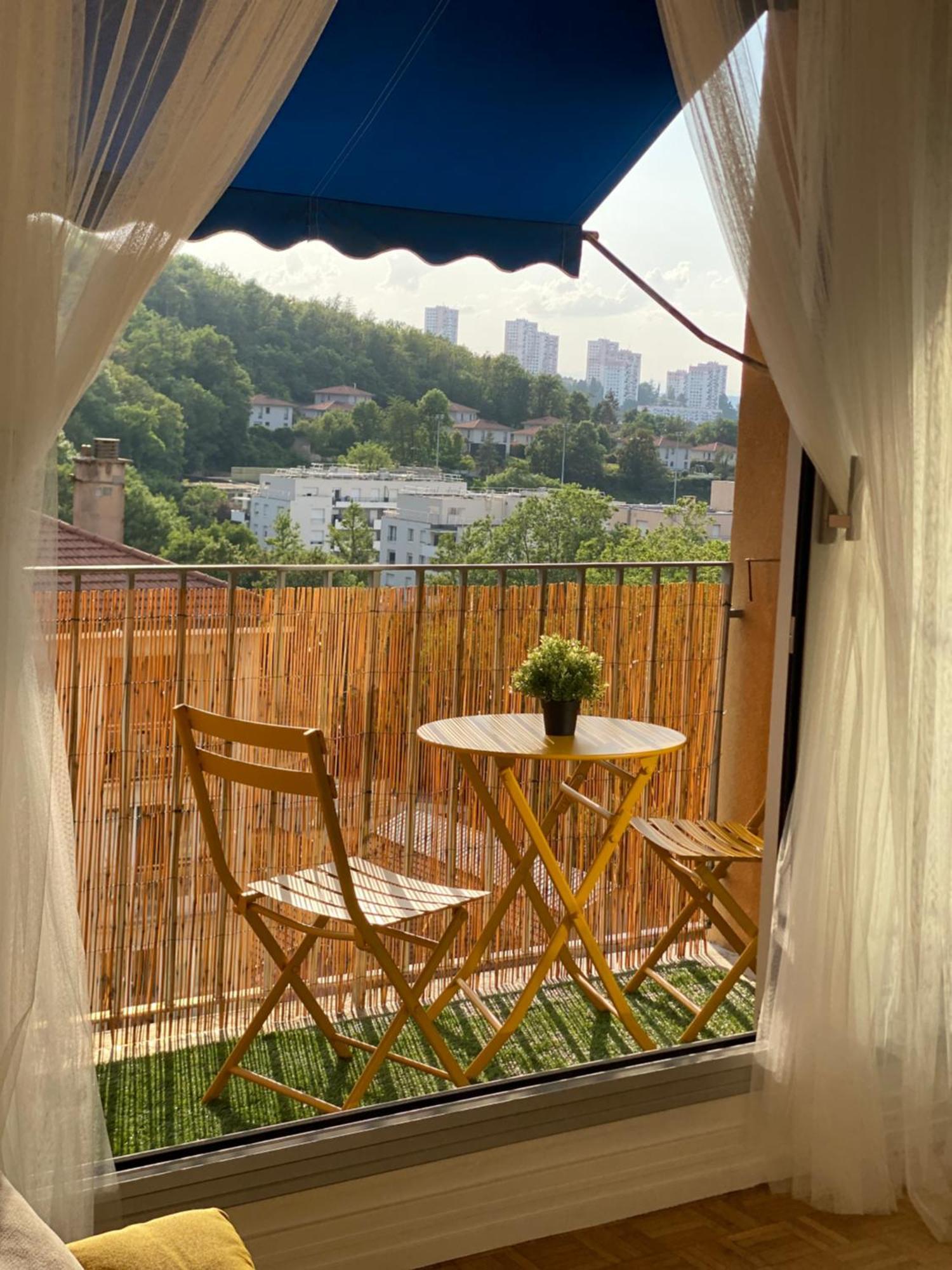 Bergson Top - Appart 80M2, 2 Grandes Chambres, Entierement Renovee Et Equipee, Lumineux, Wifi, Balcon, Calme, Vue Imprenable แซงต์-เอเตียน ภายนอก รูปภาพ